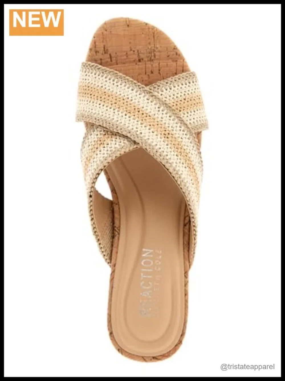Kenneth Cole Reaction Reeva Mule Platform Sandal Block Heel Slip-On